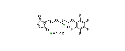 Mal-PEGn-PFP ester